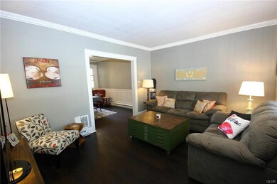 Living Room with hardwood floors