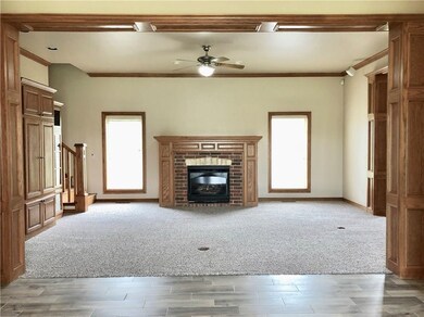 Large open living room great for all those fun eve