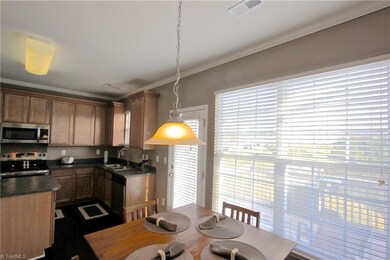 Spacious kitchen with island