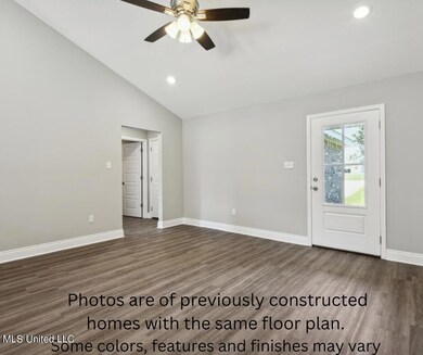 Photos are of previously constructed hom