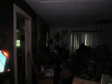 Just insde the house from back porch