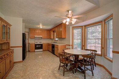 Large family style kitchen.