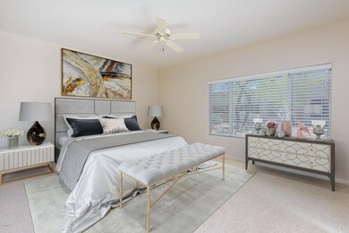 Master Bedroom Staged