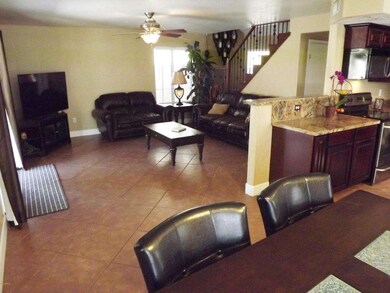 Kitchen to family room