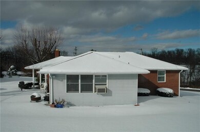 Rear of the home.