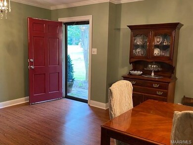 Entryway with hardwood floors