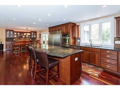 Kitchen. Cherry floors
