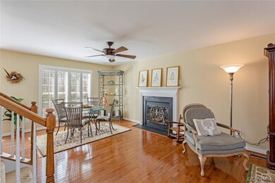 Family Room Section Used as Breakfast Area