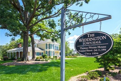 Home to the Weddington Town Hall.