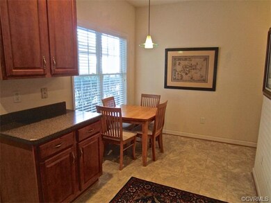 Eat-in Area of the Kitchen has Vinyl Flooring, Neu