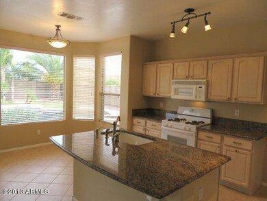 Breakfast Nook with Updated Lighting