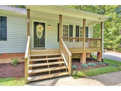 The front porch is the perfect place to relax afte
