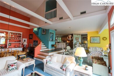 Vaulted Ceiling over Dining/Living Room
