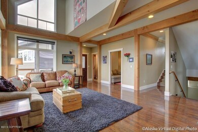 Living Area With Wall Of Windows
