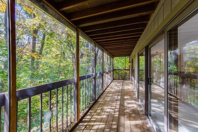 Covered and screened balcony