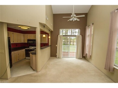 Bright dining room with access to the deck.