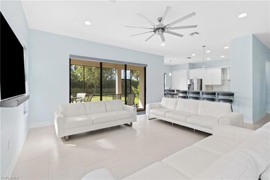 Living room and kitchen view