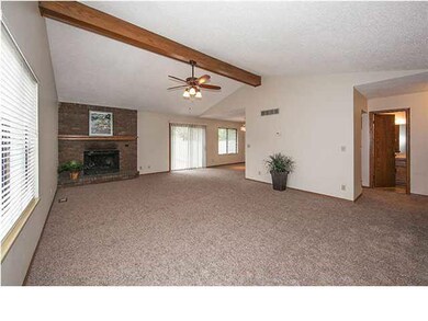 Spacious open living room