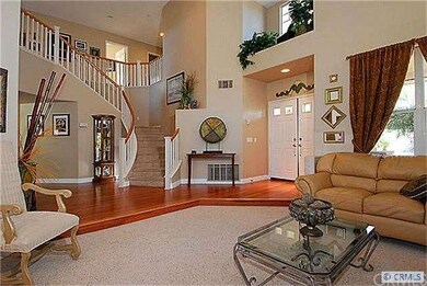 Gorgeous staircase leading to second level