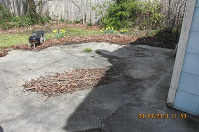 Rear patio