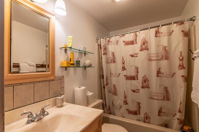 First floor bathroom with tub/ shower