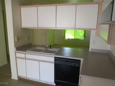 Kitchen View to Living Room