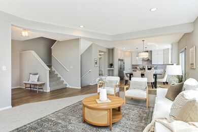 Open concepta main floor.