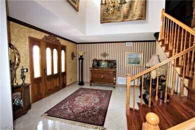 Two story foyer.