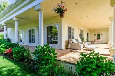Wrap around porch of Arizona flagstone adds a bit 