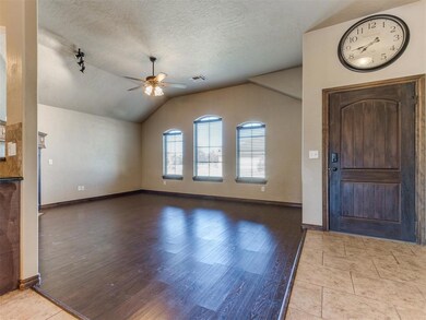 Open Living room with hard flooring