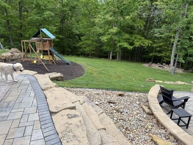 rear yard, play area