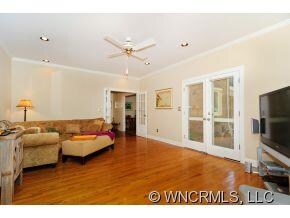 Family room with fireplace