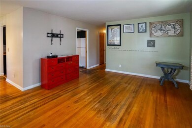 Living room view from the front entryway
