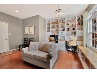 Complete with built-in cabinetry, desks and cubby/