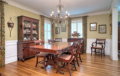 Formal DINING ROOM with Hardwood, Crown, Chair and Shadowbox Molding, PERFECT for Family and/or Entertaining