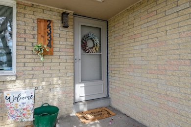 Inviting covered entrance
