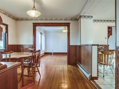 Dining Room viewing kitchen to the...