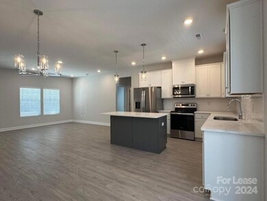 kitchen and living area