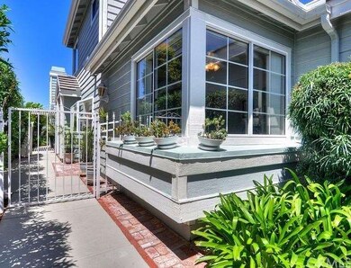 Enter the property through a private courtyard and