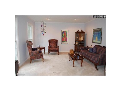 To the left of the front entry the formal living r