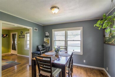 Dining room area with loads of natural light.
