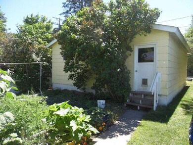 Back of garage