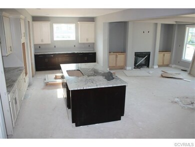 Wonderfully Open Kitchen and Family Room.