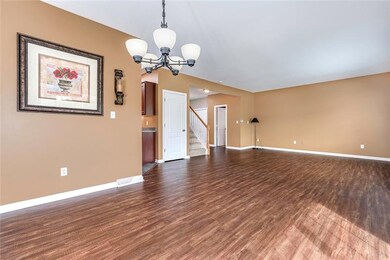 View from Dining area to Family Room