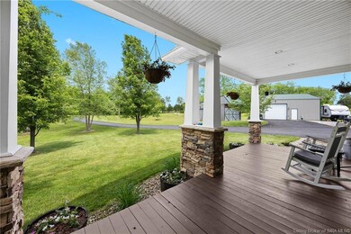 Beautiful front porch view!