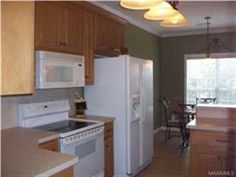 Roomy Cabinet and counter space.