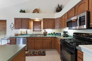 Centrally located kitchen is the heart of the home