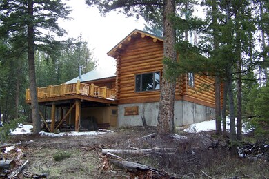 Back of house and trail to 