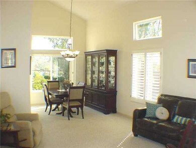 The Dining Room has Pleasent Backyard Views