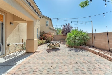 Fenced backyard featuring a patio